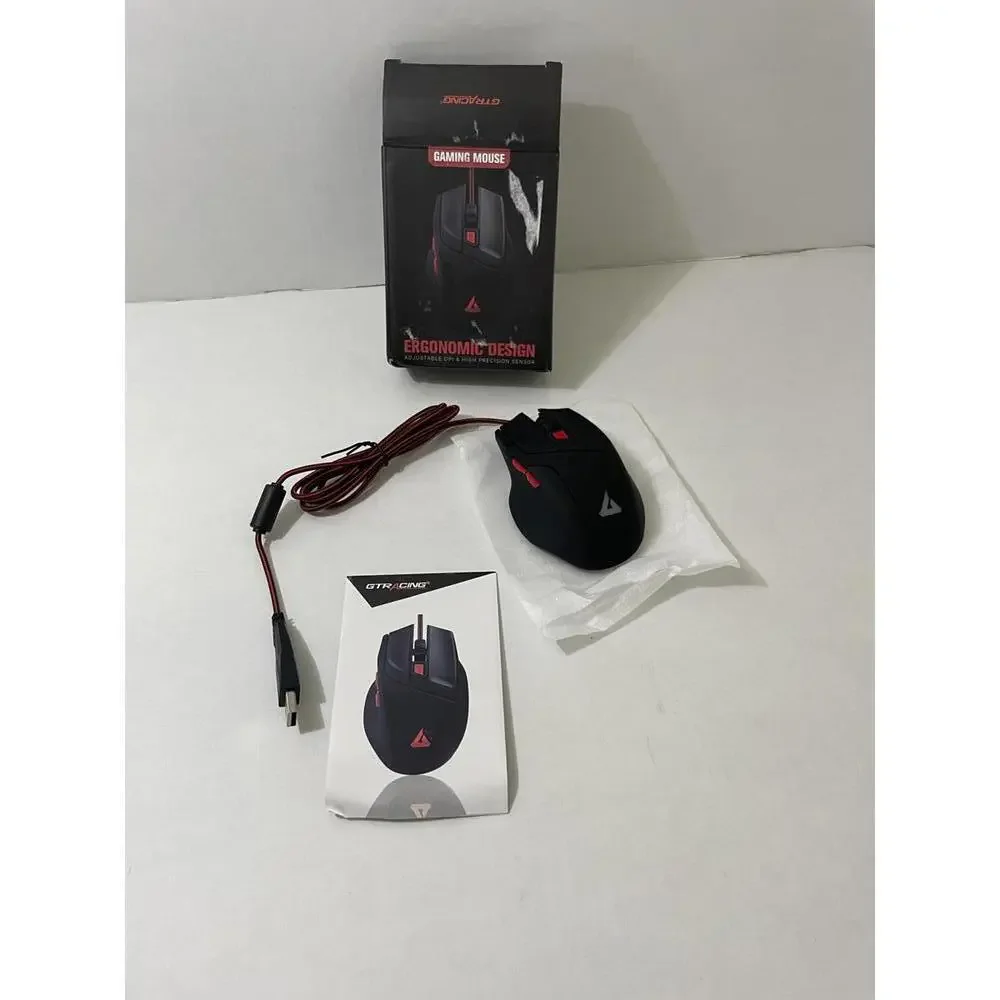 GTRACING Gaming Mouse Wired 7200 Dpi 6 Key, Led Breathing Light, Gt790